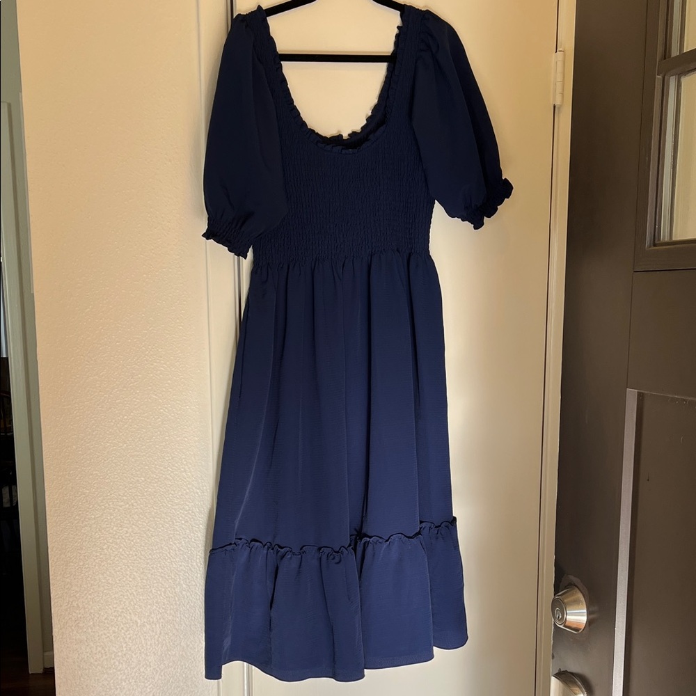 Hill House Nap Dress Navy Blue Women's